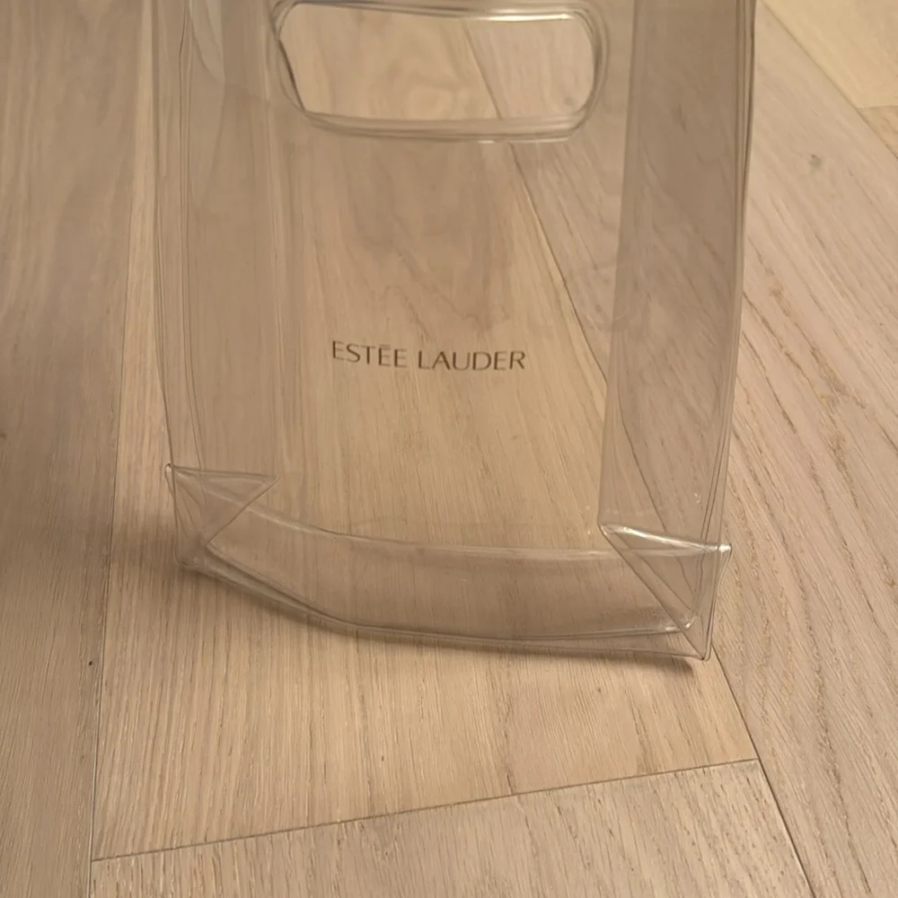 Clear Estee Lauder Bag